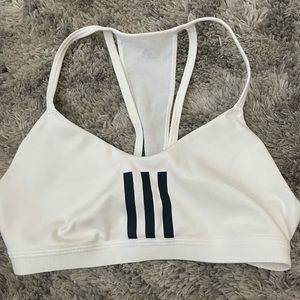 White Adidas Sports Bra